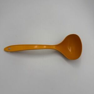 Vintage Hutzler Lopol Orange Melamine Soup Ladle No 705 Retro Kitchen Utensil